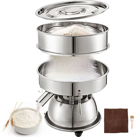 Electric Vibrating Sieve Shaker Machine Medicine Powder Sieve With 60
