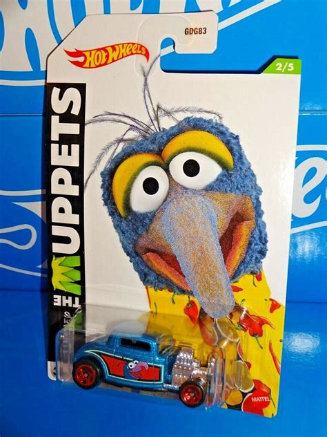 Hot Wheels Walmart Muppets Series Gonzo The Great Ford Blue Contemporary Manufacture