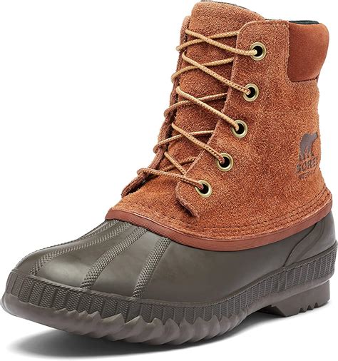 SOREL Men S Cheyanne II Dark Amber Cordovan Waterproof Insulated