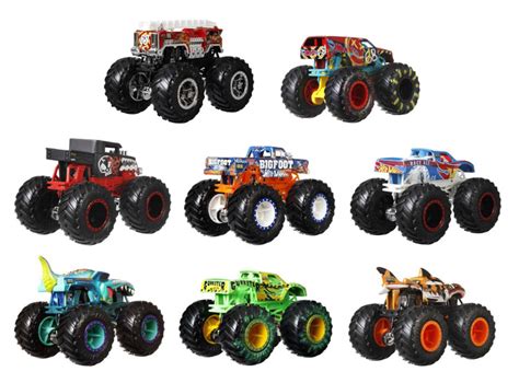HOT WHEELS MONSTER TRUCKS VEHÍCULO DE JUGUETE 1 64 LIVE EVENT PAQUETE DE 8 PARA NIÑOS DE 3 AÑOS