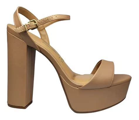 Sand Lia Feminina Vizzano Pelica Nude Parcelamento Sem Juros