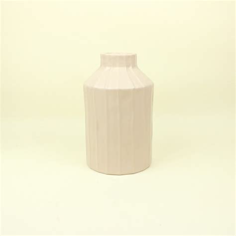 Loja Sant Anna Vaso Garrafa Nude Friso Em Cer Mica