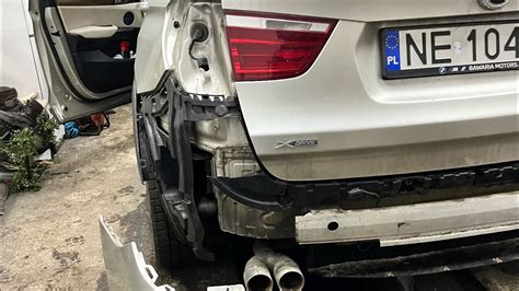 Demonta Tylnego Zderzaka Bmw X F F Rear Bumper Removal Bmw F X