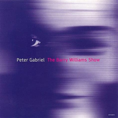 Peter Gabriel The Barry Williams Show Lyrics Genius Lyrics