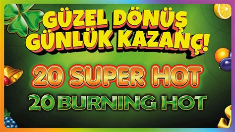 EGT SLOT OYUNLARI 20 BURNING HOT 20 SUPER HOT BÜYÜK VURGUN