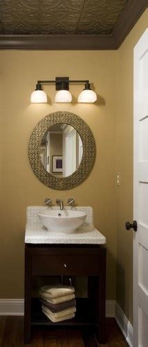 Room by Room: Parlor Bathroom. Which mirror? Lighting? Tin ceiling? You ...