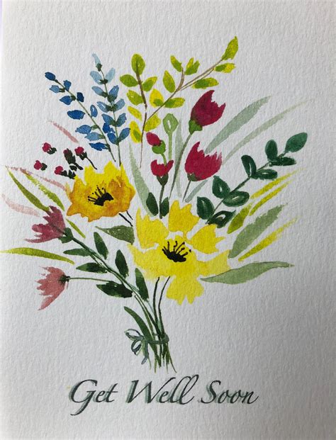 Get Well Soon Cards With Flowers
