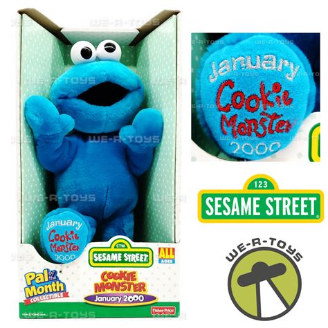 Sesame Street Pal of The Month Collectible January 2000 Cookie Monster ...