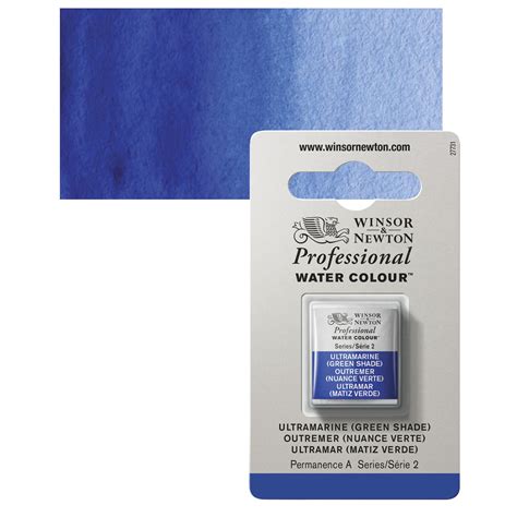 Winsor Newton Professional Watercolor Ultramarine Blue Green Shade