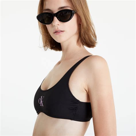 Swimsuit Calvin Klein Bralette Bikini Top Ck One Black Footshop