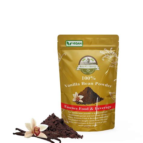 Amazon.com : Essence Food & Beverage Vanilla Bean Powder - (2.5Oz) Raw