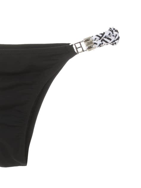 Amir Slama Rope Trim Bikini Set Black FARFETCH