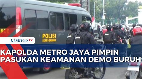 Pasukan Tni Polri Kawal Aksi Demo Buruh Mei Di Kawasan