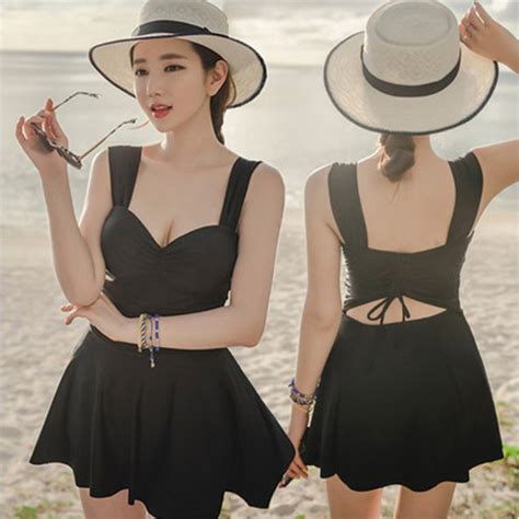 M XXL Woman Swimming Dress Woman Backless Bikini Swimsuit Shopee Philippines