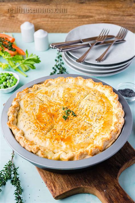 Double Crust Chicken Pot Pie Real Housemoms