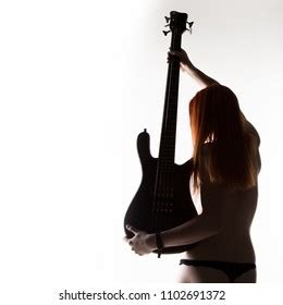 Sexy Nude Rock Woman Playing On 스톡 사진 Shutterstock