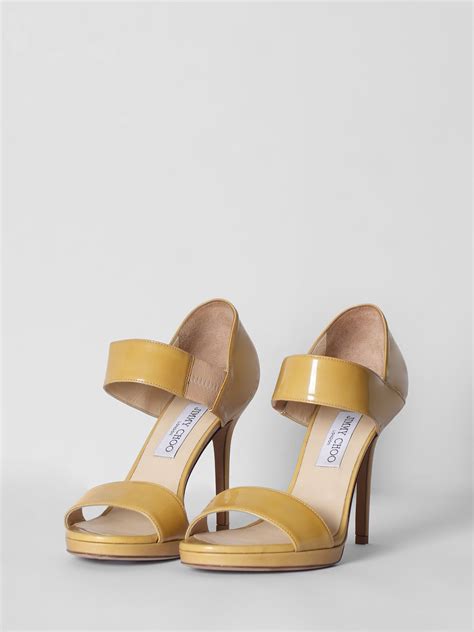 Jimmy Choo Alana Yellow Sandal