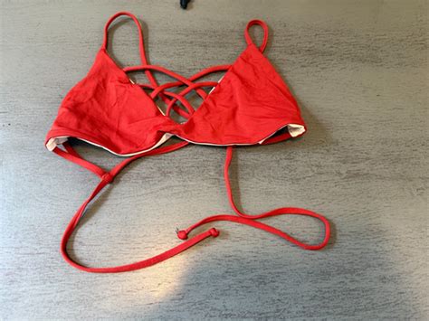 NEW Brown Strappy L SPACE Swimsuit Bikini Top Size XS EBay