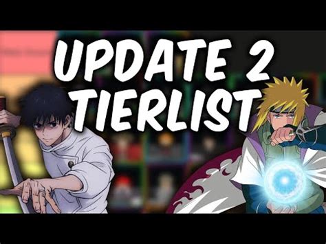 Anime Last Stand Update 1 Tier List New Gojo Celestial Evolution