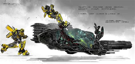 Concept Art Of The Cockpit Of The Orbital Assault Carrier Decepticons For The Movie Transformers