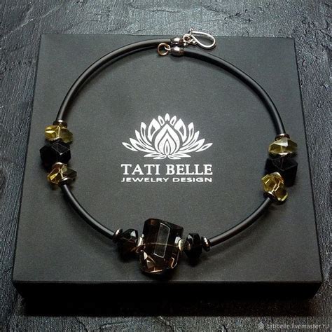 Колье с раухтопазом и цитрином «Мадмуазель» в интернет-магазине на ...