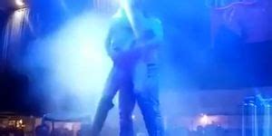 Busty Blonde Stripper Has Her Shaved Pussy Eat On The Stage Tnaflix