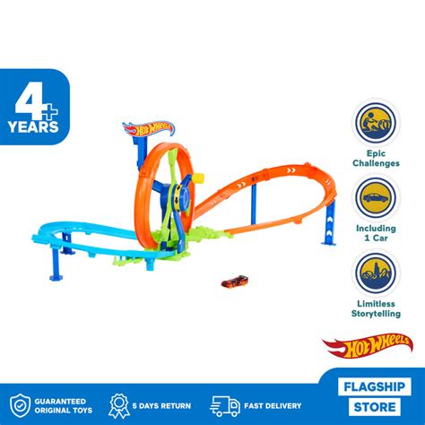 Jual Hot Wheels Rapid Launch Loop Playset Mainan Trek Mobil Balap Shopee Indonesia