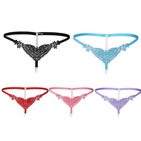 Bikini Tanga Mini G String Chilotei Sexy Heart Transparenti Chiloti