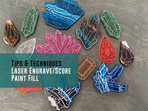 laser cut paint fills  simple technique danielle wethington