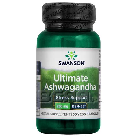 Ultimate Ashwagandha Mg Swanson Kaps Sklep Bcaa Pl