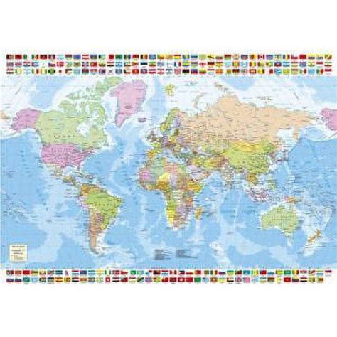 Educa Borras Puzzle Political World Map 1500 Piece Puzzle