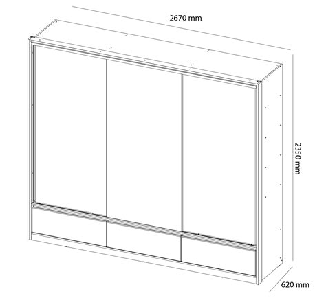 Guarda Roupa Casal Portas Porta em Espelho Lounge Pés Nogueira Touch Nude Prime Tx