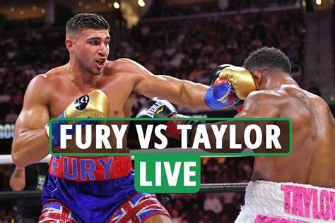 Tommy Fury vs Anthony Taylor LIVE RESULTS: Fury BATTERS Taylor to win ...