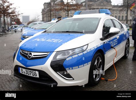 Berlin, Deutschland, neue Elektrofahrzeuge von der Berliner Polizei ...