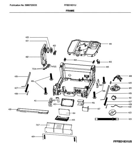 Frigidaire FFBD1831UW Dishwasher | Partswarehouse