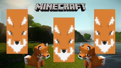 minecraft banner designs fox - moneyhungrycartoonlogo