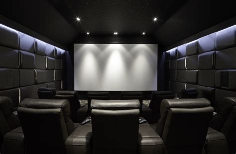 Home Cinema Room Fabric Walling Wallcovering - London Upholsterers