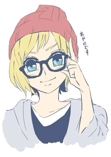 Safebooru 1girl Adjusting Eyewear Alternate Hair Length Alternate Hairstyle Ayase Eli Beanie