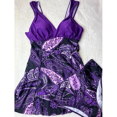 Plus Size Two Piece Swimsuit Xl Bikini Set Tankini Shopee Philippines