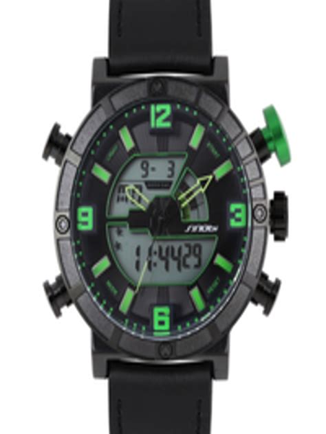 Buy Sinobi Men Black Analogue And Digital Watch 11S9733G02 - Watches ...