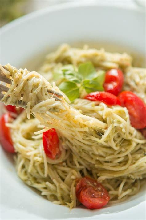 Cheesy Pesto Pasta Recipe Ready In 20 Minutes Oh Sweet Basil