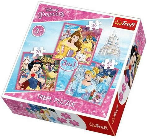 Puzzle 3w1 Disney Księżniczki Trefl 34833 10448657130 Allegro pl