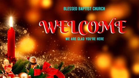 Christmas Welcome Template Postermywall