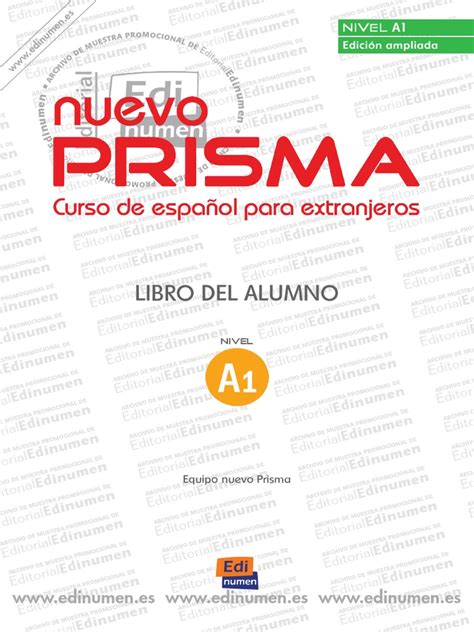 Nuevo Prisma A1 Indice | PDF