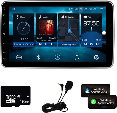 Amazon ViaBecs 10 2 Android 10 0 Rotating Touch Screen Car Stereo