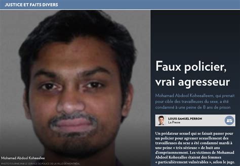 Faux Policier Vrai Agresseur La Presse