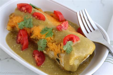 Roasted Turkey Enchiladas Verde Krazy Kitchen Mom