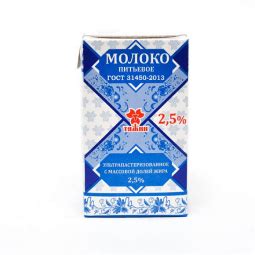 Молоко Тяжин ультрапаст. ГОСТ 2,5 %, 1л.__ - ЕдуДомой