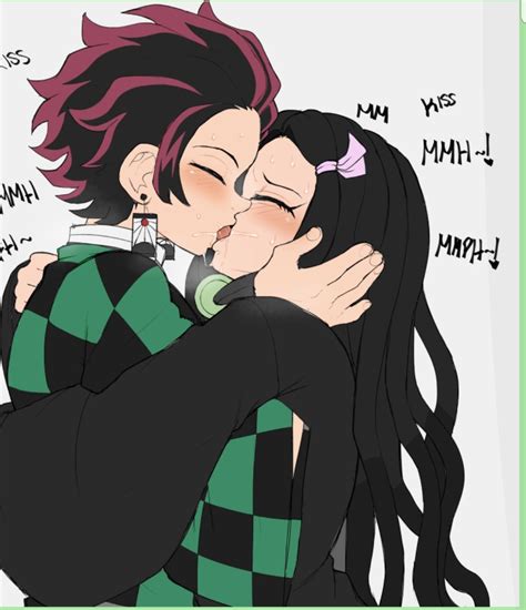 Tanjiro X Nezuko Kiss By Camerontune34 On Deviantart