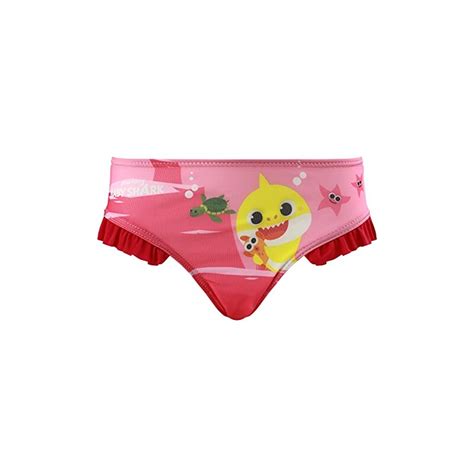 Characters Cartoons Baby Shark Pinkfong Bambina Costume Da Bagno Intero Slip Monokini Bikini